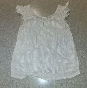 OLD NAVY white blouse Large